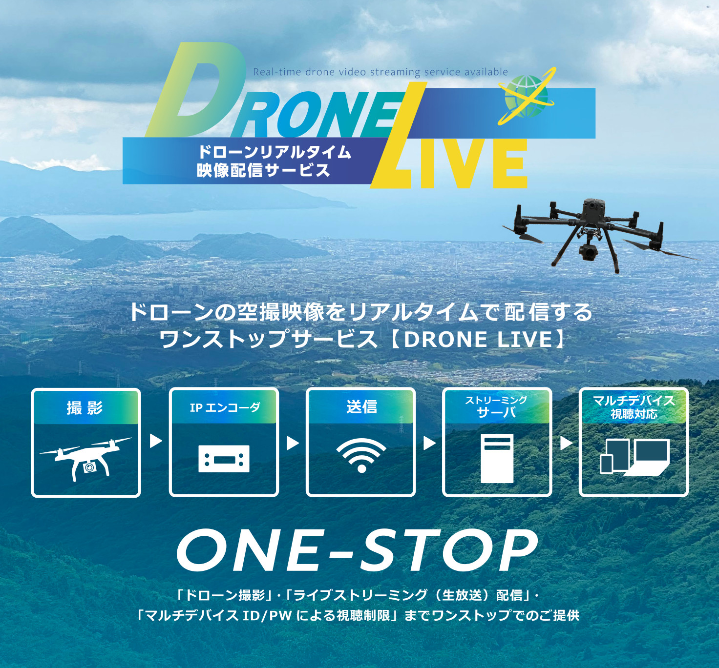 DRONE LIVE トップイメージ